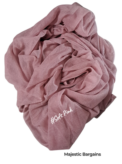 SHIMMER POLYESTER SCARF