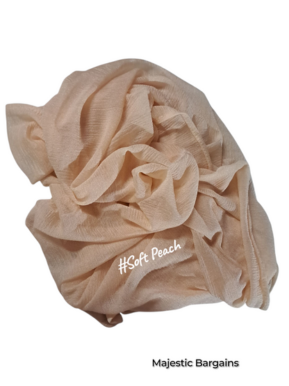 SHIMMER POLYESTER SCARF