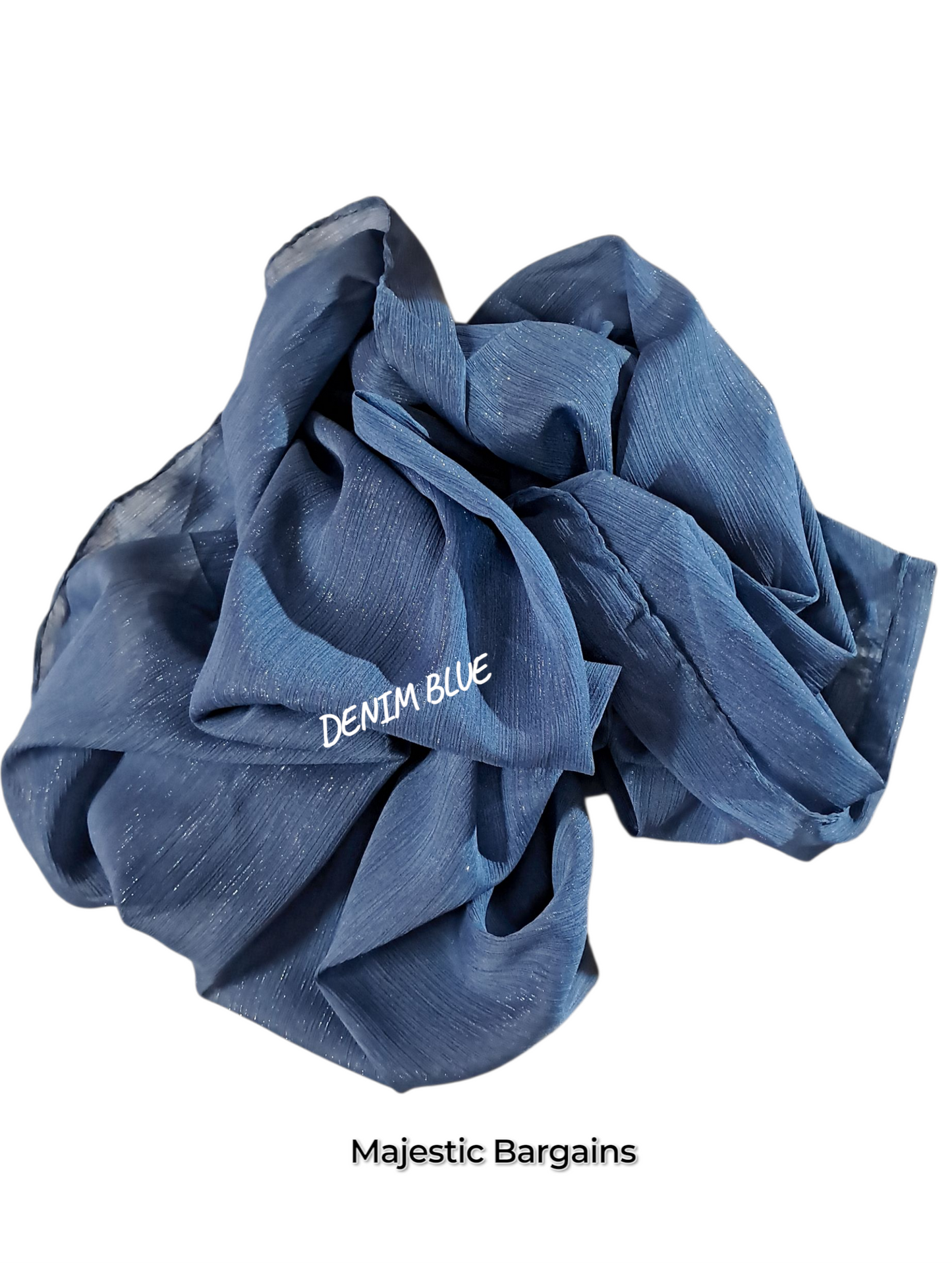 SHIMMER CHIFFON SCARF