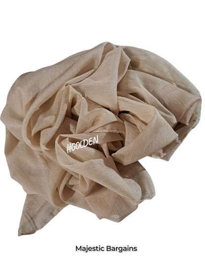 SHIMMER CHIFFON SCARF