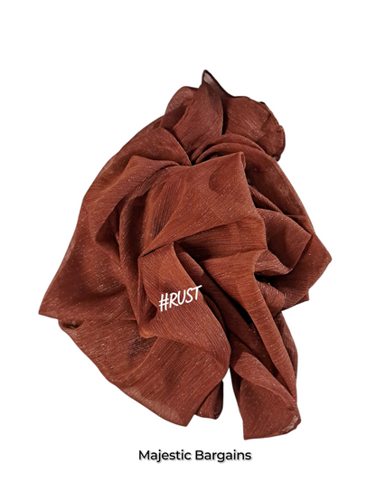 SHIMMER CHIFFON SCARF