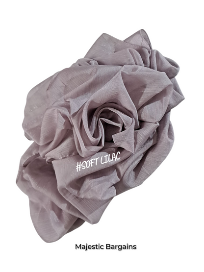 SHIMMER CHIFFON SCARF