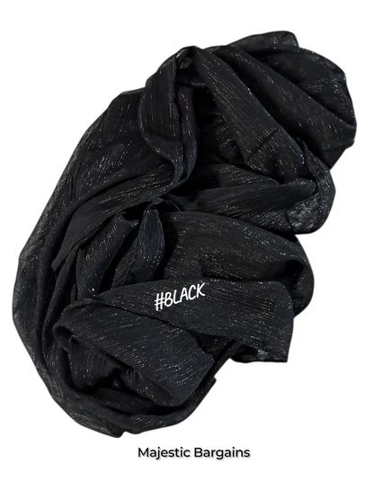 SHIMMER CHIFFON SCARF