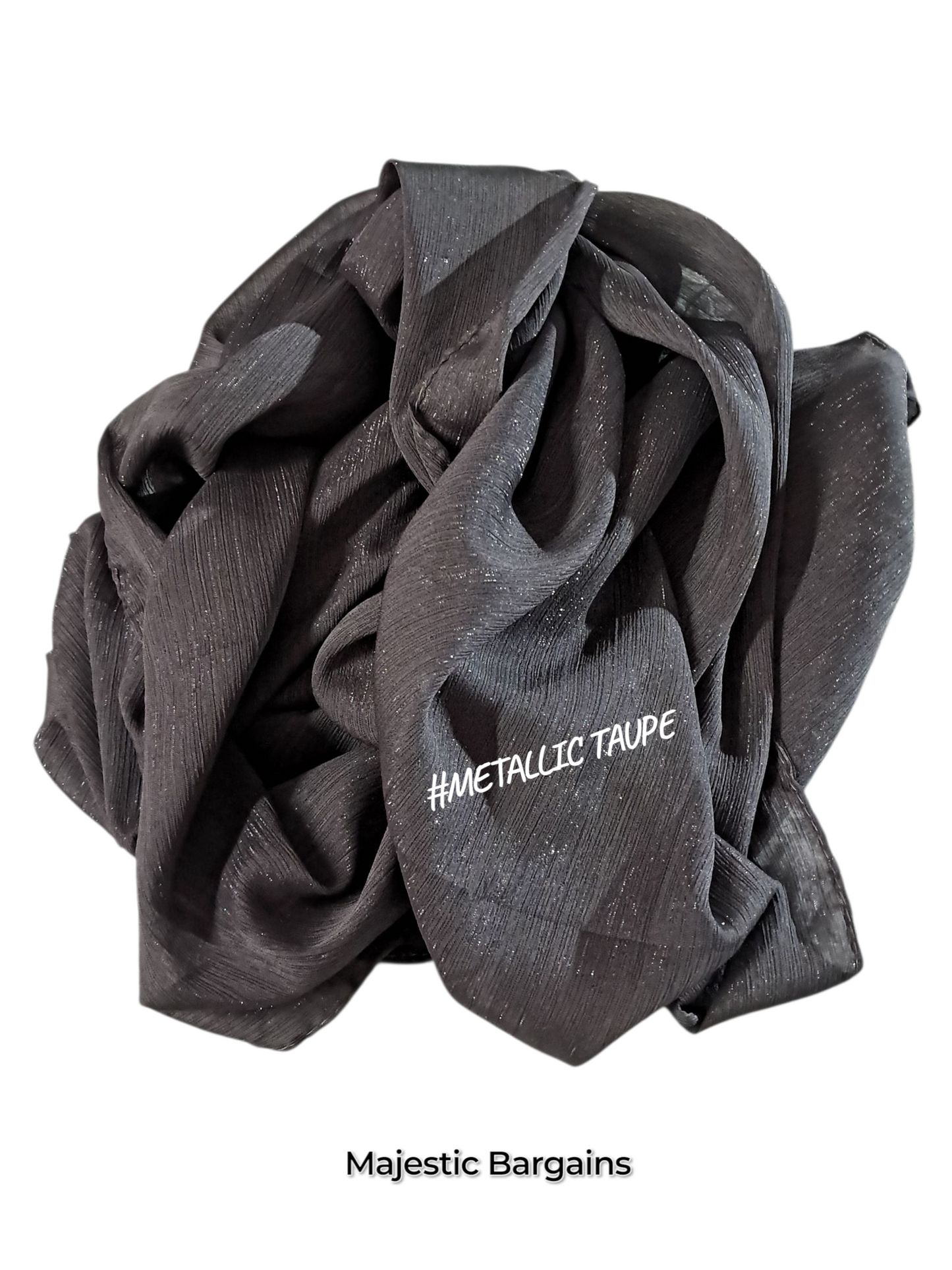 SHIMMER CHIFFON SCARF