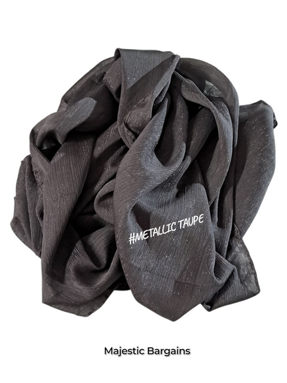 SHIMMER CHIFFON SCARF