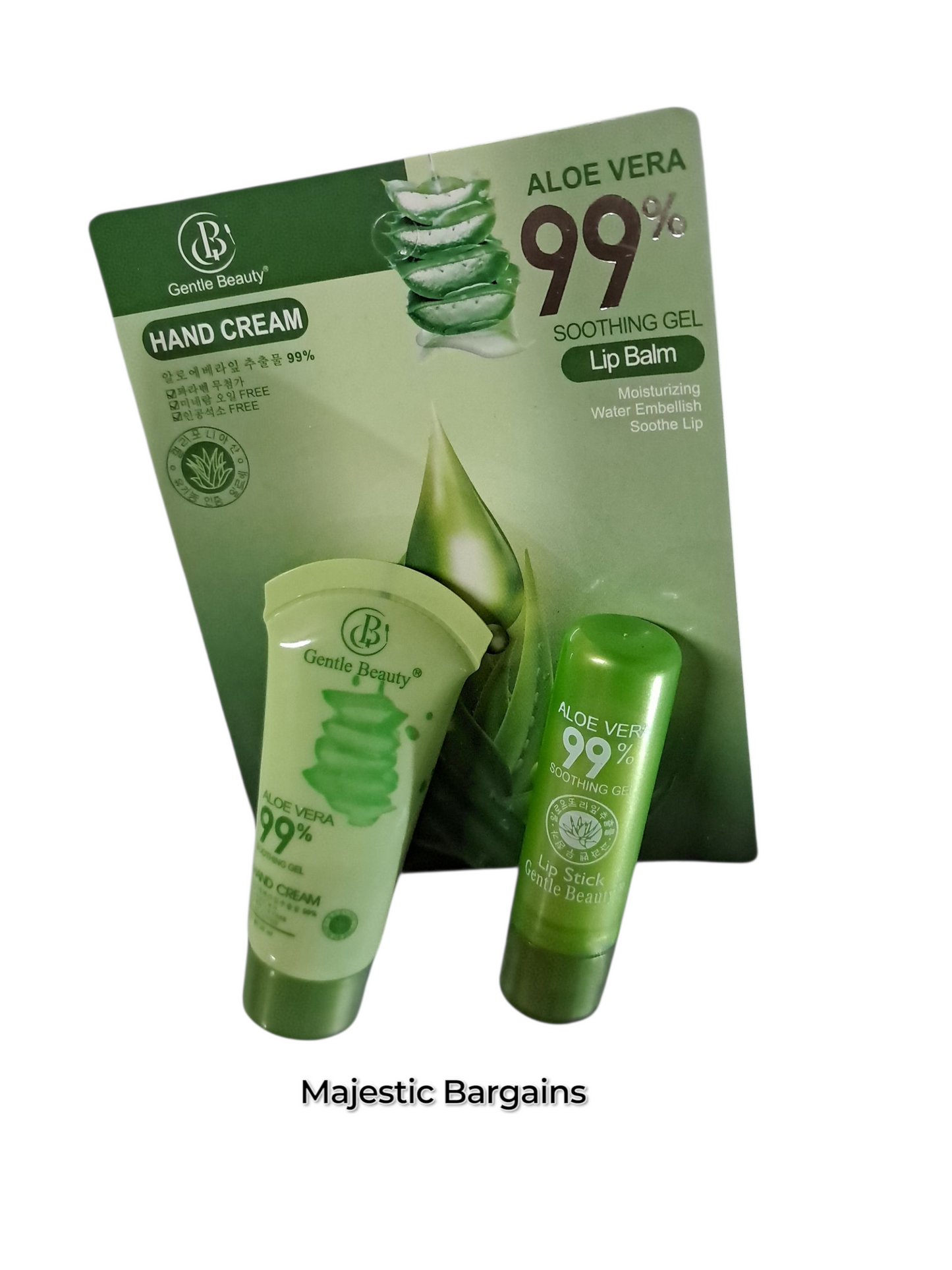 ALOE MINI HAND CREAM & LIP BALM SET