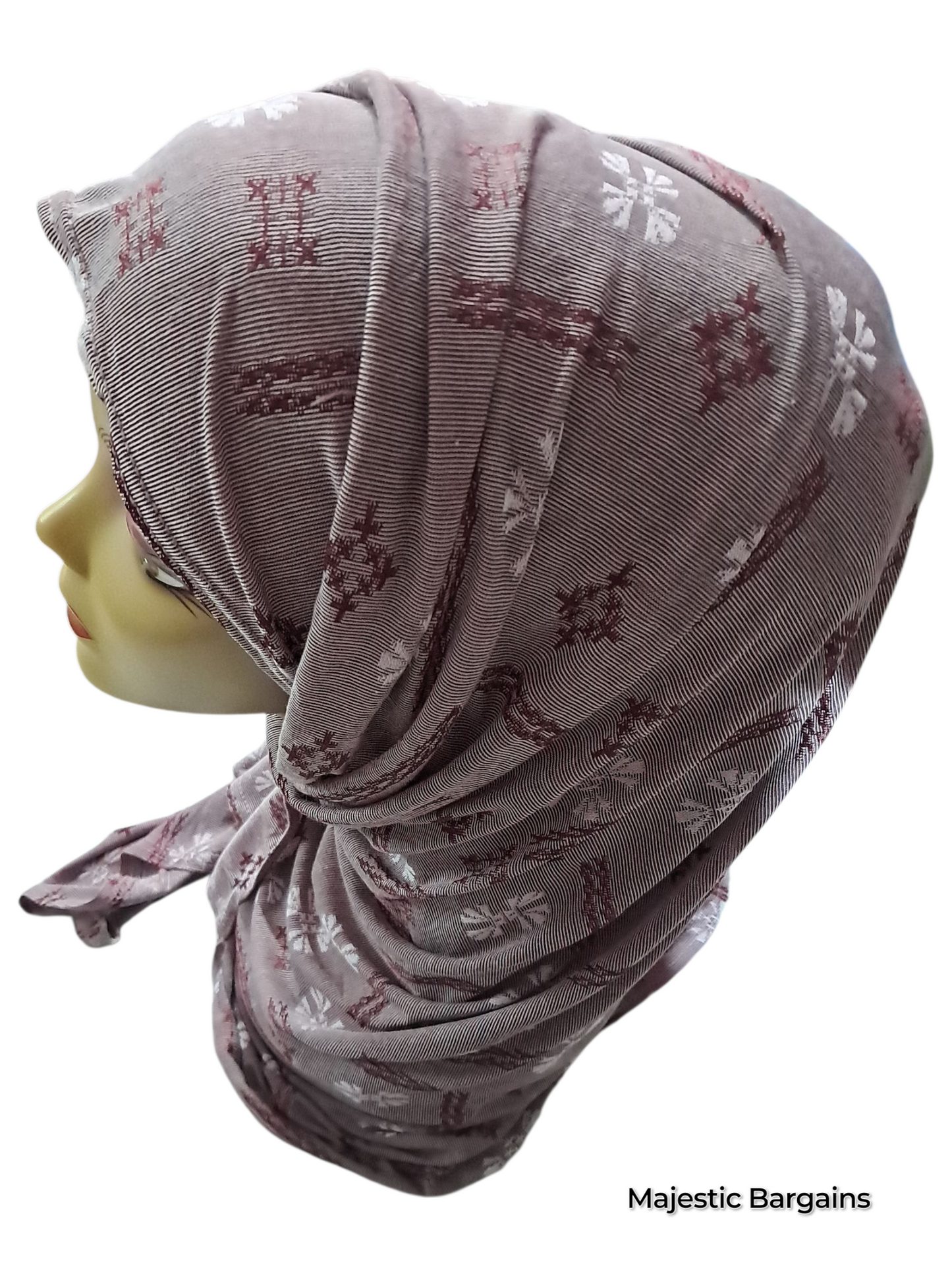PRINTED STRETCHY SCARF