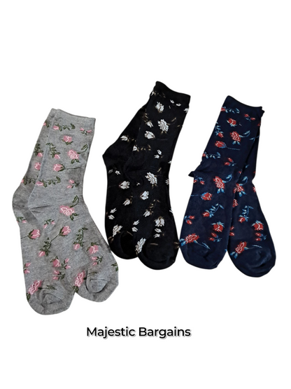 FLORAL SOCKS