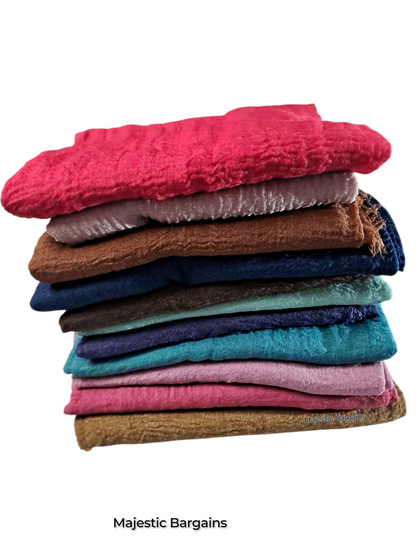 CRUSH COTTON SCARF