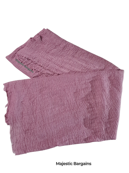 CRUSH COTTON SCARF