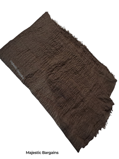 CRUSH COTTON SCARF