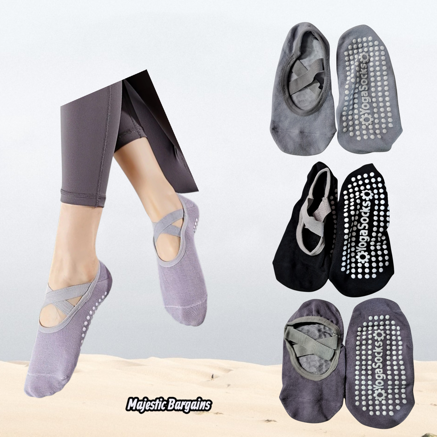 YOGA/ BALLERINA STYLE SOCKS