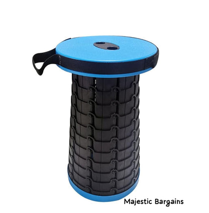 Telescopic folding stool