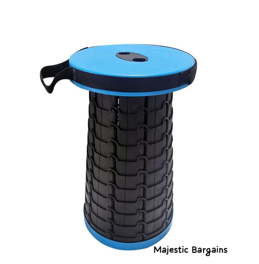 Telescopic folding stool